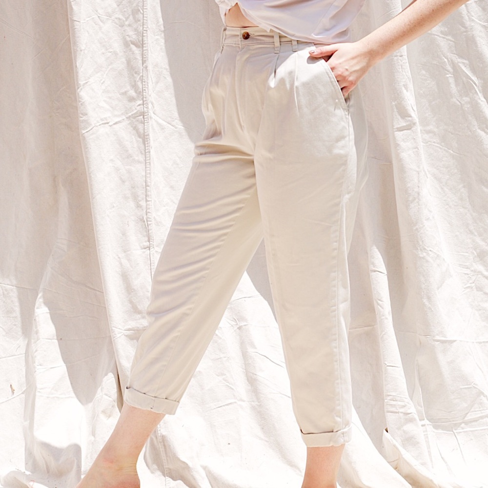 Vintage High Waisted Khakis